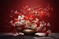 Virtual Happy Chinese New Year Flower