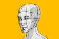 Virtual head cyborg design