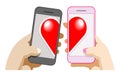 Virtual love in smartphones