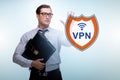 Virtual private network VPN cyber concept Royalty Free Stock Photo