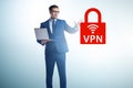 Virtual private network VPN cyber concept Royalty Free Stock Photo