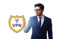 Virtual private network VPN cyber concept Royalty Free Stock Photo