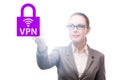 Virtual private network VPN cyber concept Royalty Free Stock Photo