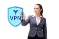 Virtual private network VPN cyber concept Royalty Free Stock Photo