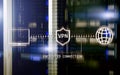 Virtual private network, VPN Data encryption, IP substitute. Royalty Free Stock Photo