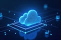 OpenVZ-Focused VPS Tech Exploration Through Illustrations Royalty Free Stock Photo