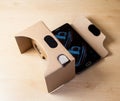 Virtual reality cardboard