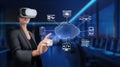 Virtual Reality and Cloud Computing: Innovative Solutions for Web Development and Programming in the Digital Landscape Royalty Free Stock Photo