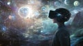 A virtual reality constructed from materialized imagination maintained by programmers