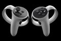 Virtual reality controllers for online and cloud gaming isolated on black