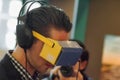 Virtual reality with digital headset