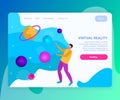 Virtual Reality Flat Landing Page