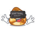Virtual reality fusi istriani cooked in mascot pan