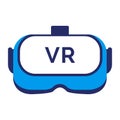 Virtual reality glasses and immersive experience icon