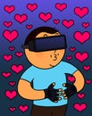 Virtual Reality Glasses VR Goggles Love