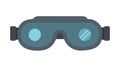 Virtual Reality Goggles Front View Vector, vector design Generative AI Royalty Free Stock Photo