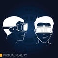 Virtual reality goggles