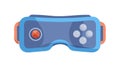 Virtual Reality Headset with Controller Interface, vector design Generative AI Royalty Free Stock Photo