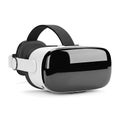 Virtual reality headset isolated on white background Royalty Free Stock Photo