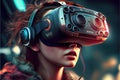 virtual reality headset - Metaverse - Meta technology - generative ai