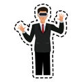 virtual reality icon image Royalty Free Stock Photo