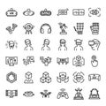 Virtual reality related icon set, Virtualization Technology icon