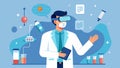 A virtual reality simulation program that allows doctors to practice administering different doses of ketamine in a