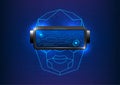 Virtual Reality Technology VR wearing robots are learning to enter the world of the Metaverse. It is a technology that creates a