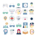 Virtual Reality Vector Icons Set every single icons can be easily modified or edited Royalty Free Stock Photo