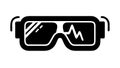 Virtual Reality VR Goggles Headset Vector, vector design Generative AI Royalty Free Stock Photo