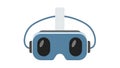 Virtual Reality VR Headset Goggles Flat Design Icon Royalty Free Stock Photo