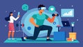 A virtual training coach that uses VR technology to guide and motivate users through personalized workout routines