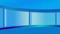 Virtual TV news broadcast studio background Royalty Free Stock Photo