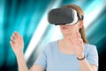 Virtual vr glasses goggles headset concepts Royalty Free Stock Photo