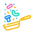 virtuoso cooking color icon vector illustration