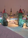 Viru gate in Tallinn, Estonia