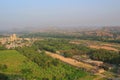 Virupaksha temple and market view, Hampi, India