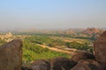 Virupaksha temple and market view, Hampi, India