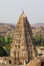 Virupaksha Temple tower Royalty Free Stock Photo