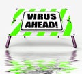 Virus Ahead Displays Viruses and Future Malicious Damage