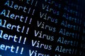 Virus Alert Royalty Free Stock Photo