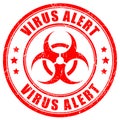 Virus alert vector stamp