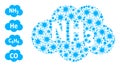 Virus Ammoniac Cloud Collage Icon and Similar Icons