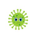 Virus and antibiotic fight illustration nursery decor poster