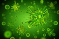 Virus background Royalty Free Stock Photo