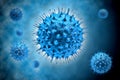 Virus closeup Royalty Free Stock Photo