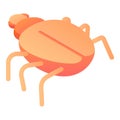 Virus computer bug icon, isometric style Royalty Free Stock Photo