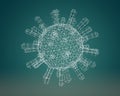 Virus contagious epidemic pandemic viral coronavirus covid-19