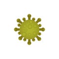 Virus corona vector illustration icon template design Royalty Free Stock Photo