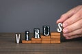 VIRUS. Covid-19 prevalence, quarantine and security measures concep